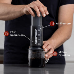 AeroPress Original Coffee Maker & Carafe Bundle